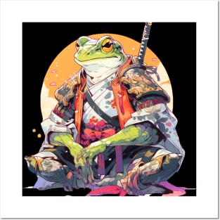 Frog Samurai Posters and Art